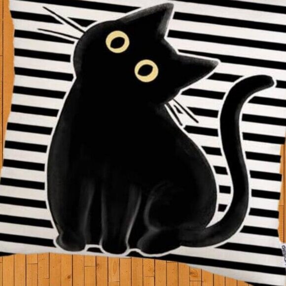 Halloween Pillow Covers 4pc Set Decorative Throw Cases Holiday Decorations 18" - Picture 5 of 5